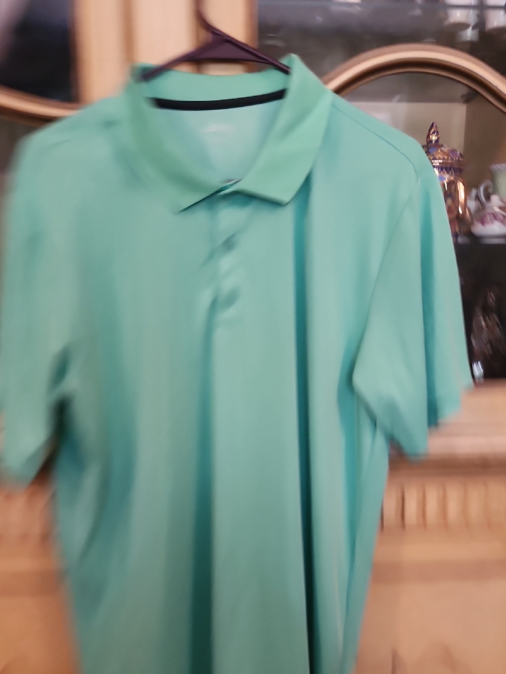 bcg Mint Green Polo with Contrast Trim